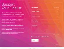 Tablet Screenshot of finalists.telstrabusinesswomensawards.com